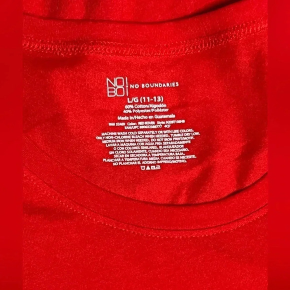 Women’s Red No Boundaries Tee - Picture 6 of 6